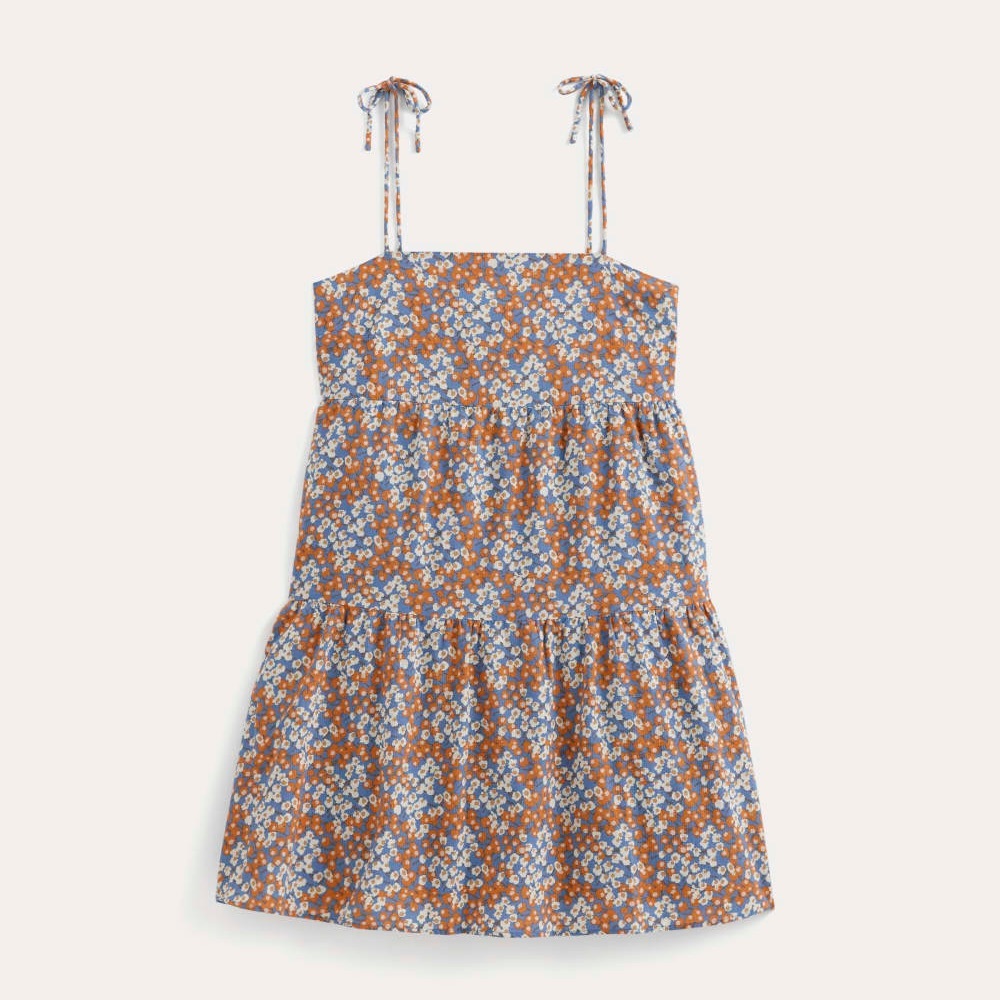 Everlane Gauze Mini Tiered Dress